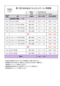 改訂1　仙台時間表1日目のサムネイル